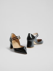 Preto - LK Bennett Patent Savannah Mary Jane Shoes - Imagem 3 de 4
