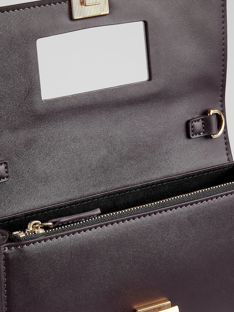 LK Bennett Red Otto Vegan Leather Shoulder Bag - Image 3 of 3