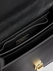 LK Bennett Black Ottie Vegan Leather Shoulder Bag - Image 3 of 3