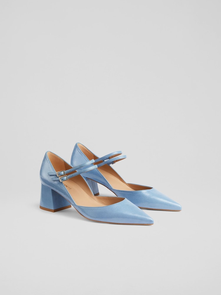 LK Bennett Savannah Patent Mary Janes Shoes - Image 2 of 4