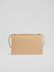 LK Bennett Natural Ottie Vegan Leather Shoulder Bag - Image 2 of 4
