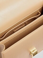 LK Bennett Natural Ottie Vegan Leather Shoulder Bag - Image 3 of 4