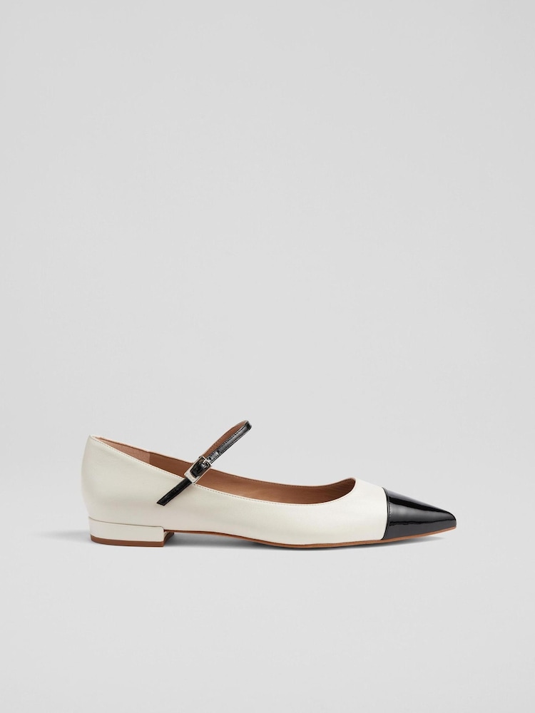 LK Bennett Monty And Leather Mary Jane Shoes - Obraz 1 z 1 LK Bennett Monty And Leather Mary Jane Shoes - Obraz 1 z 1