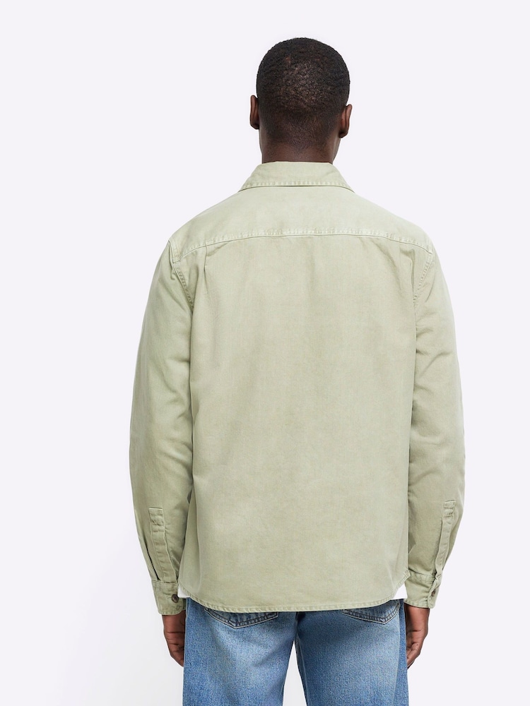 River Island Green Long Sleeved Shirt - Image 2 of 4
