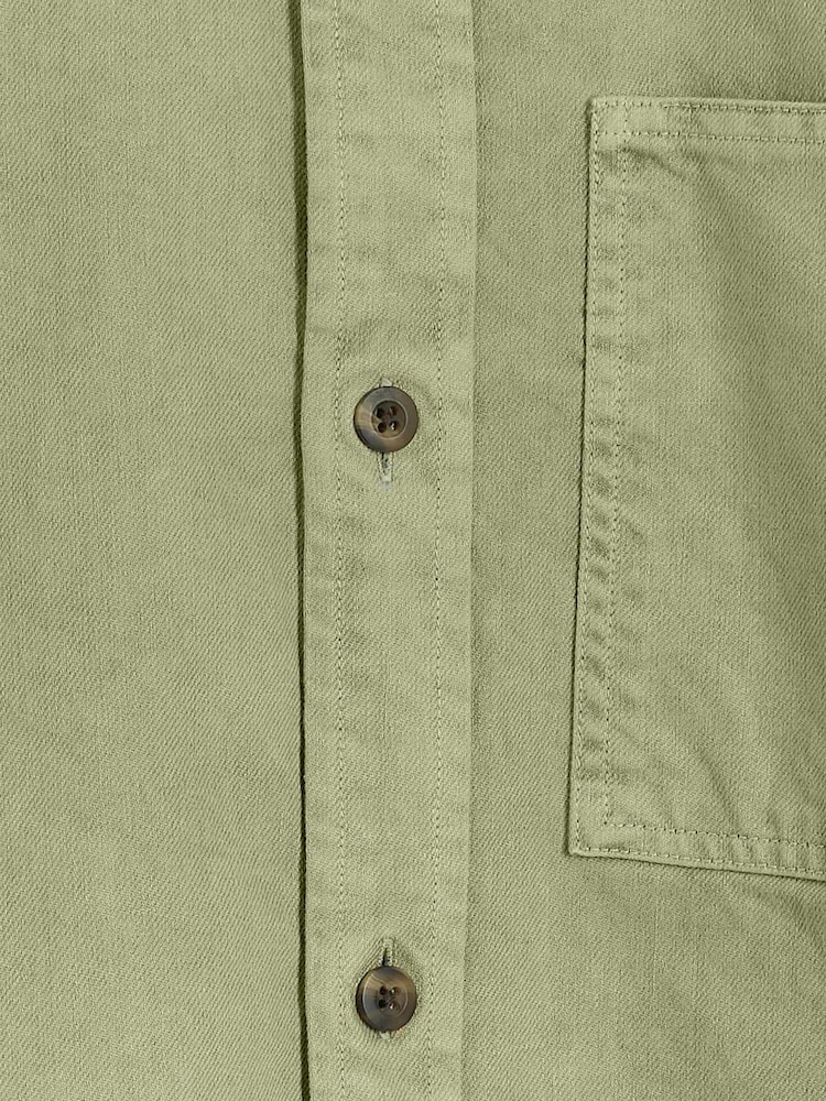 River Island Green Long Sleeved Shirt - Image 4 of 4