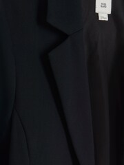River Island Black Girls Rolled Sleeve Blazer - Image 2 of 3