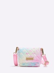 River Island Pink Girls Heart Quilt Belt Bag - Image 1 of 4