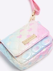 River Island Pink Girls Heart Quilt Belt Bag - Image 3 of 4