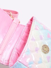 River Island Pink Girls Heart Quilt Belt Bag - Image 4 of 4