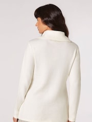 Apricot Cream Roll Neck Wrap Jumper - Image 2 of 4