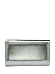 Ravel Silver Clutch Bag with Chain - Image 2 of 4