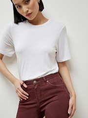 Apricot Red Sienna Raw Denim Skinny Jeans - Image 4 of 5