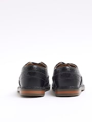 River Island Black Boys Brogue Shoes - Image 2 of 5