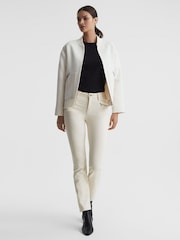Paige High Rise Straight Leg Jeans - Image 3 of 6