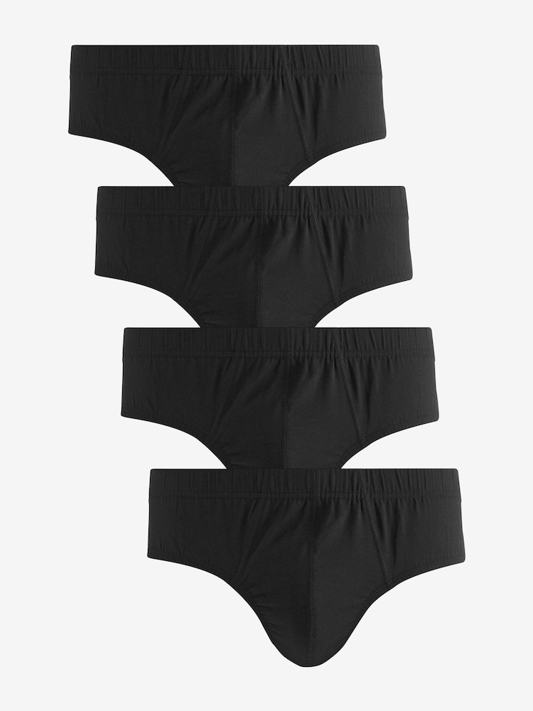 Черный - Пакет Essential Briefs 4 - Изображение 1 из 4 Черный - Пакет Essential Briefs 4 - Изображение 1 из 4