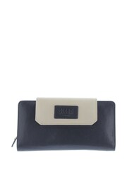 Porte-monnaie Storm Embassy en cuir noir grand format - Image 1 of 5