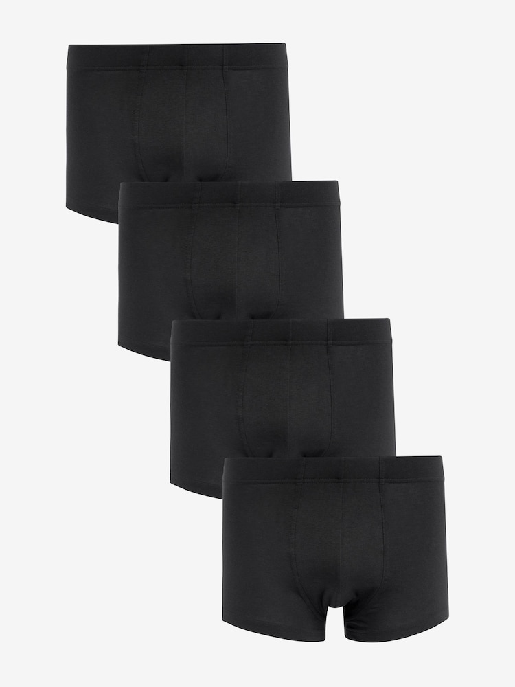 Black 4 pack Essential Hipsters - Image 1 of 3
