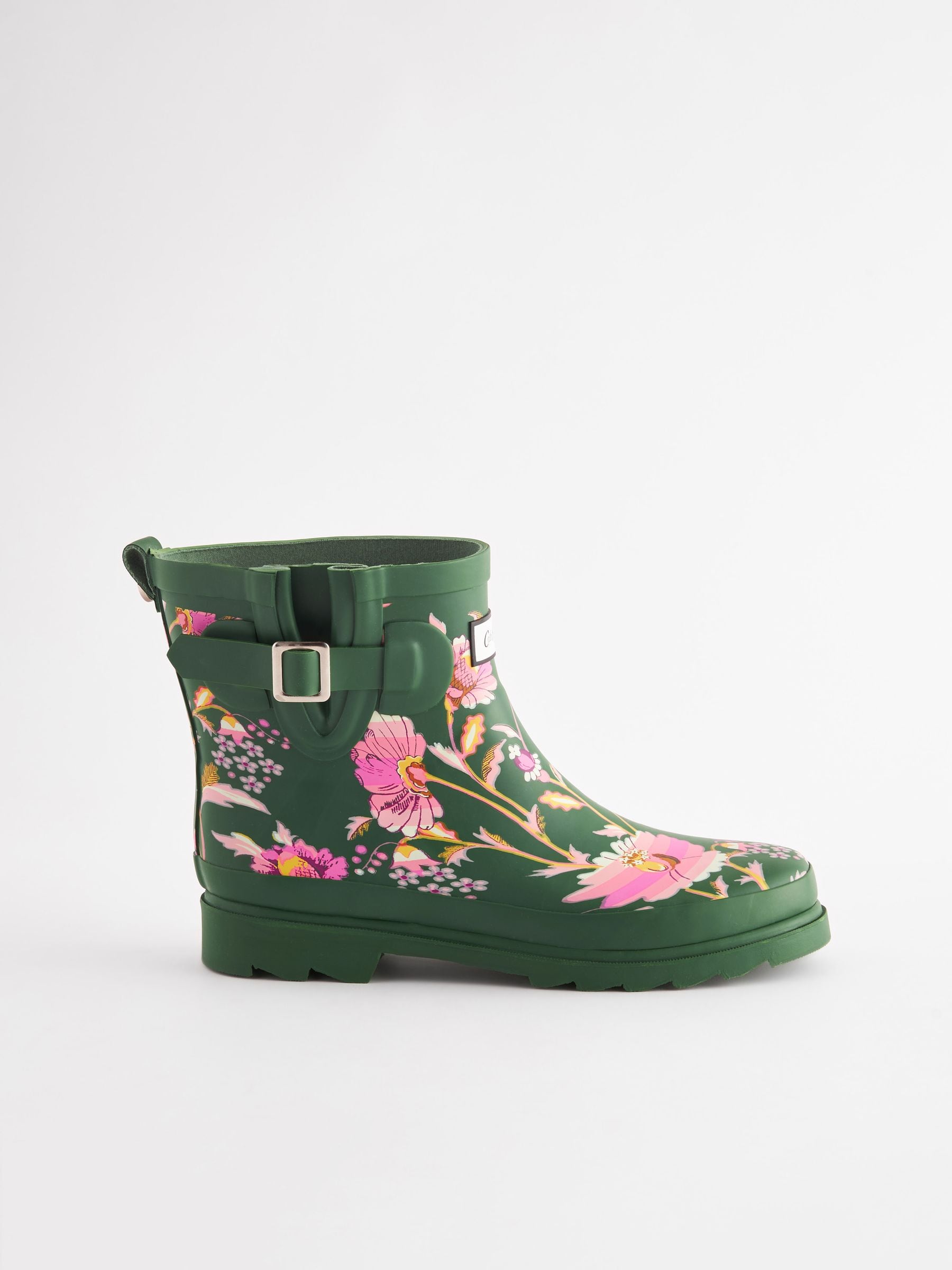 Joules green floral wellies shop