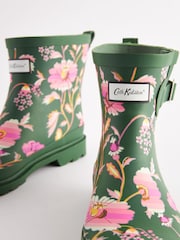 Cath Kidston Green Floral Short Rubber Wellies - Image 3 of 5