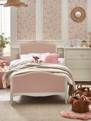Soft Texture Blush Pink Josie Junior Kids Bed Frame - Image 1 of 8