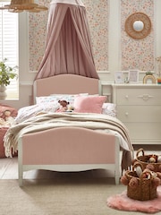 Soft Texture Blush Pink Josie Junior Kids Bed Frame - Image 2 of 8