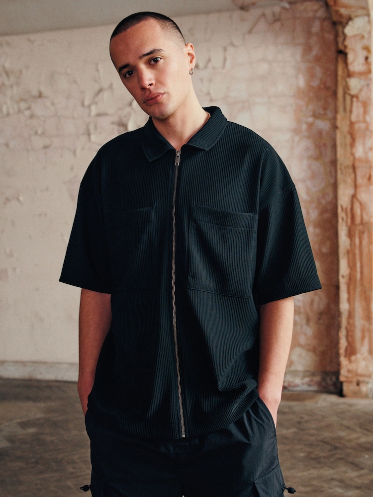 Schwarz - EDIT Polo-Shirt - Bild 2 von 8