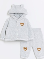 River Island dojenček dečki Teddy Bear Sweat Set - Slika 1 iz 5