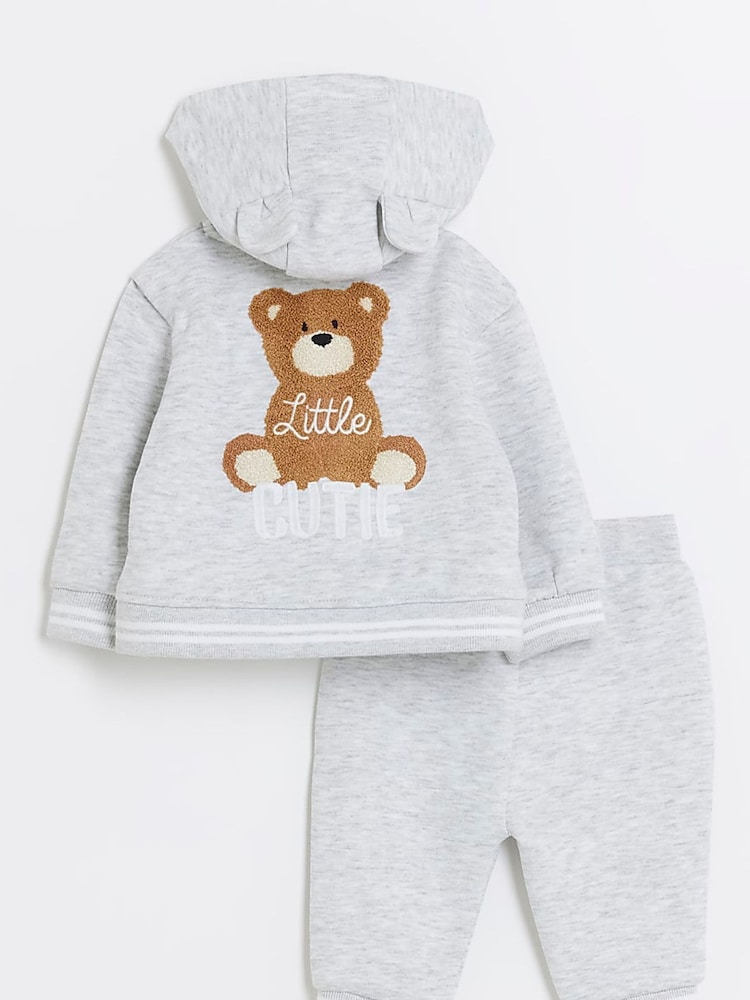 River Island dojenček dečki Teddy Bear Sweat Set - Slika 2 iz 5