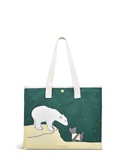 Radley Green London Bear With Me Large Open-Top Tote Bag - Image 1 of 4