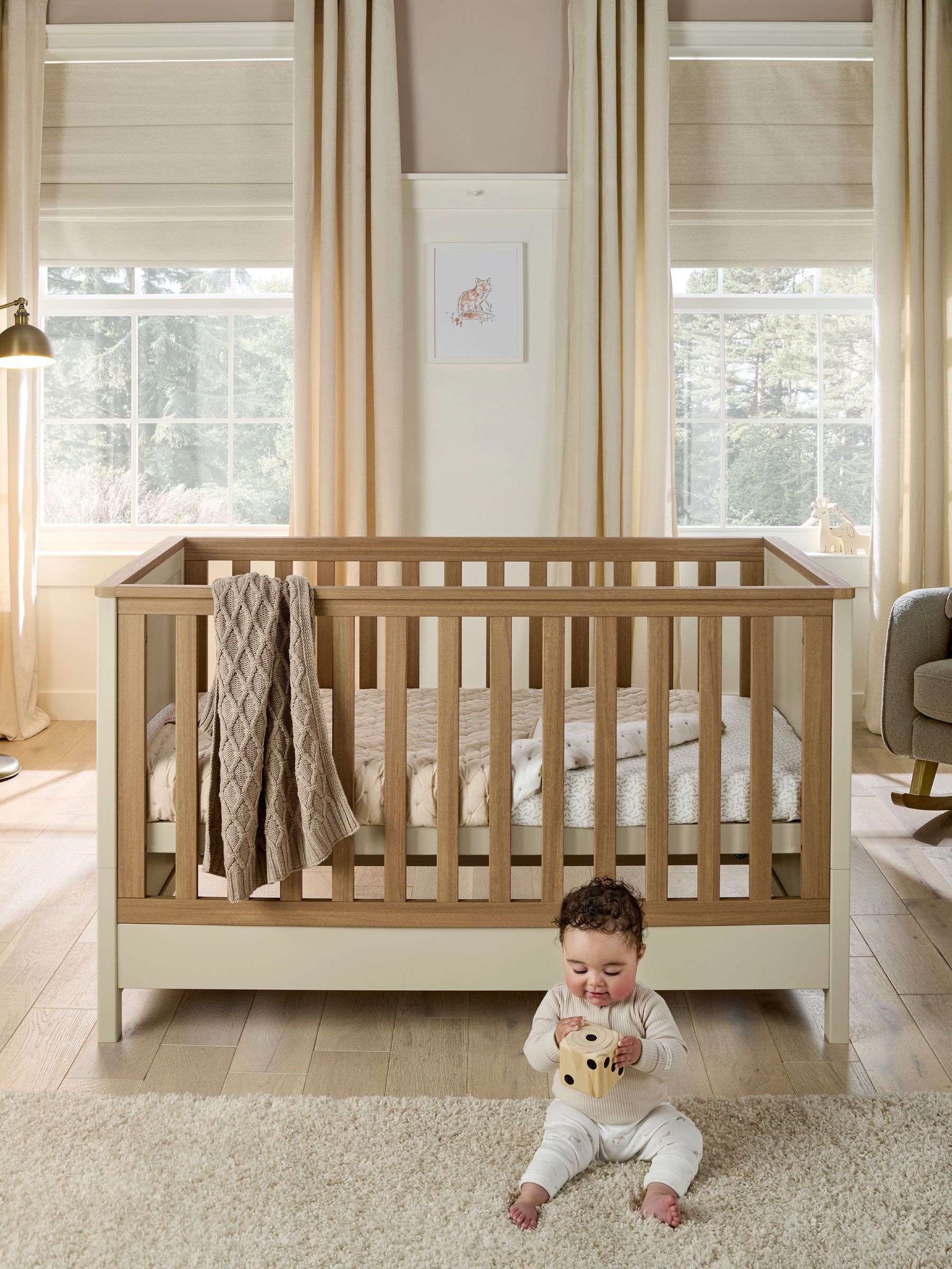 Buy Mamas Papas Cream Harwell Cot Bed Cashmere from Next Ireland