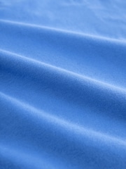 Cobalt Blue Sleeveless Tiered Mini Summer Jersey Dress - Image 6 of 6