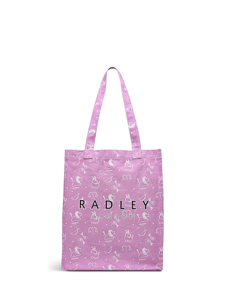 Radley London Pink Astrology Medium Open-Top Tote Bag - Image 1 of 4