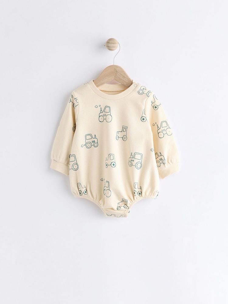 Green Farm Baby Waffle Corduroy Dungaree and Bodysuit Set (0mths-2yrs) - Image 3 of 7
