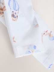 Blau/Elefantenmotive - Baby-Set aus Velours-Latzhose und Body (0 Monate bis 3 Jahre) - Bild 9 von 9