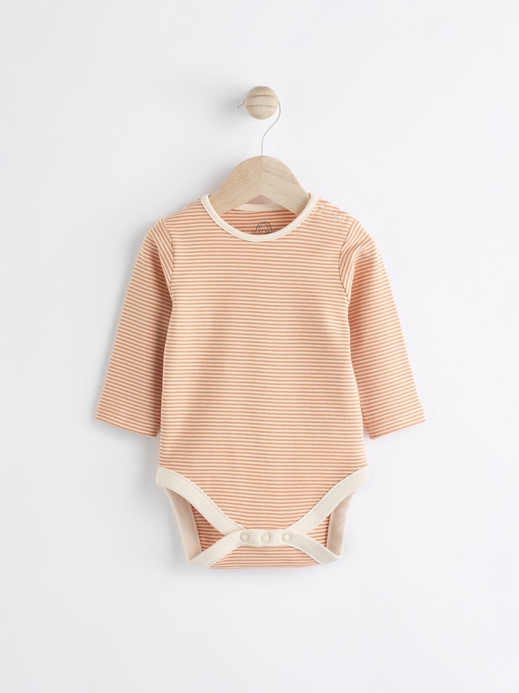 Rust Brown Cord 100% Cotton Baby Dungarees and Bodysuit Set (0mths-2yrs) - Image 5 of 9