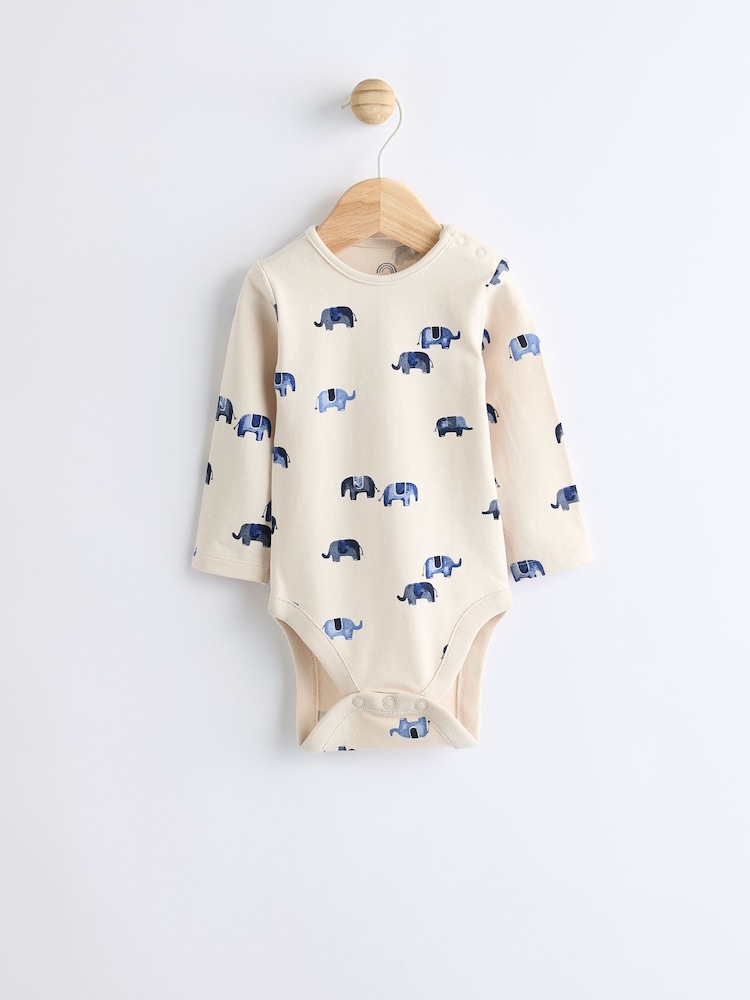 Blue Elephant Baby Denim Dungarees and Bodysuit Set (0mths-2yrs) - Image 5 of 10