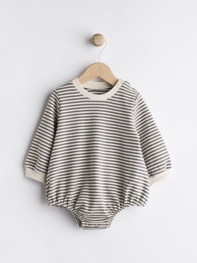 Black/Grey Baby Denim Dungarees and Bodysuit Set (0mths-2yrs) - Image 3 of 8