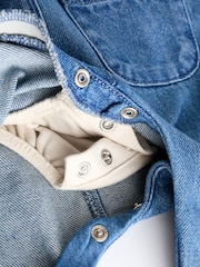 Blue Baby Denim Dungarees and Bodysuit Set (0mths-2yrs) - Image 9 of 9