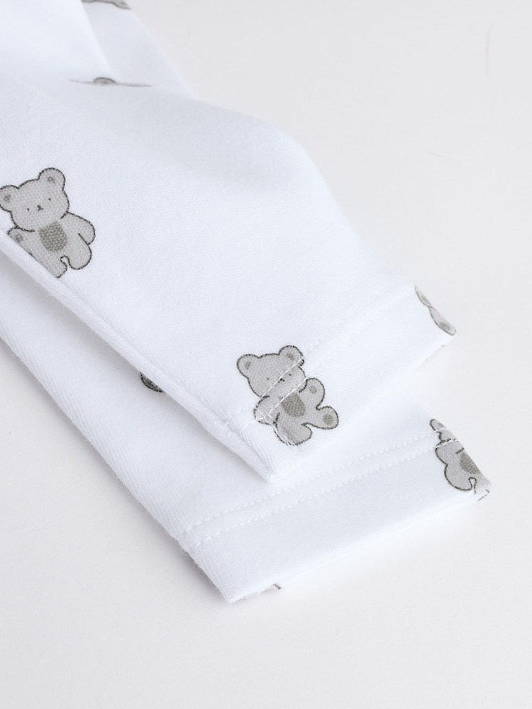 Grey Bear Corduroy 100% Cotton Baby Dungarees and Bodysuit Set (0mths-2yrs) - Image 7 of 8