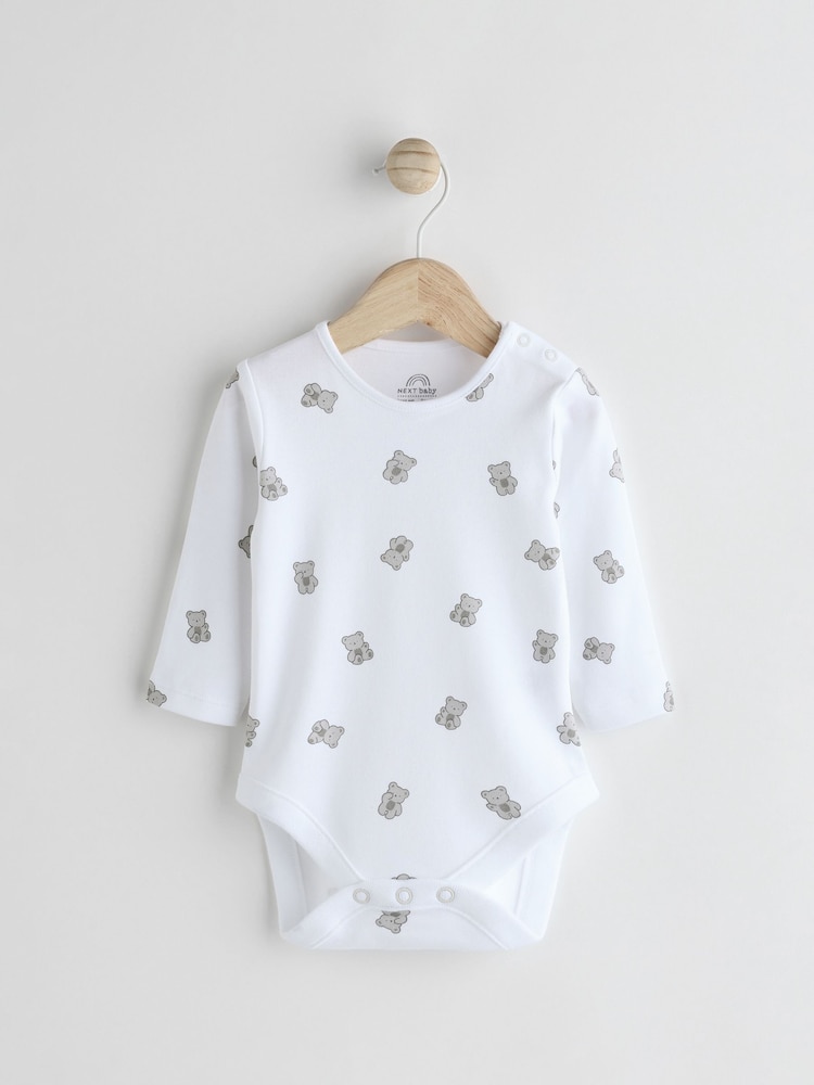 Grey Bear Corduroy 100% Cotton Baby Dungarees and Bodysuit Set (0mths-2yrs) - Image 8 of 8