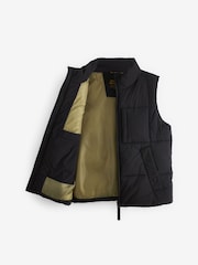 Black Padded Puffer Gilet (3-16yrs) - Image 2 of 5