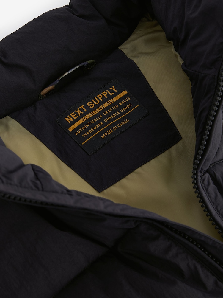 Black Padded Puffer Gilet (3-16yrs) - Image 4 of 5