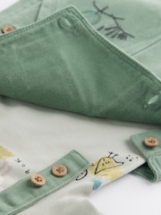Green Farm Baby Twill Dungarees and Bodysuit Set (0mths-2yrs) - Image 6 of 7