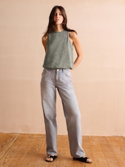 Grau - Bubblehem Strukturiertes Tanktop - Bild 2 von 6
