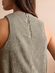 Grau - Bubblehem Strukturiertes Tanktop - Bild 4 von 6
