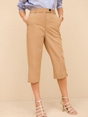 Camel Cropped Capri Trousers - Image 2 of 6