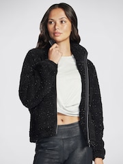 Skechers Black Gosnuggle Sherpa Jacket - Image 1 of 4