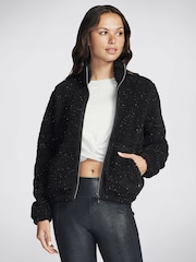 Skechers Black Gosnuggle Sherpa Jacket - Image 3 of 4