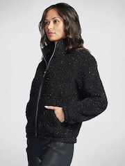 Skechers Black Gosnuggle Sherpa Jacket - Image 4 of 4