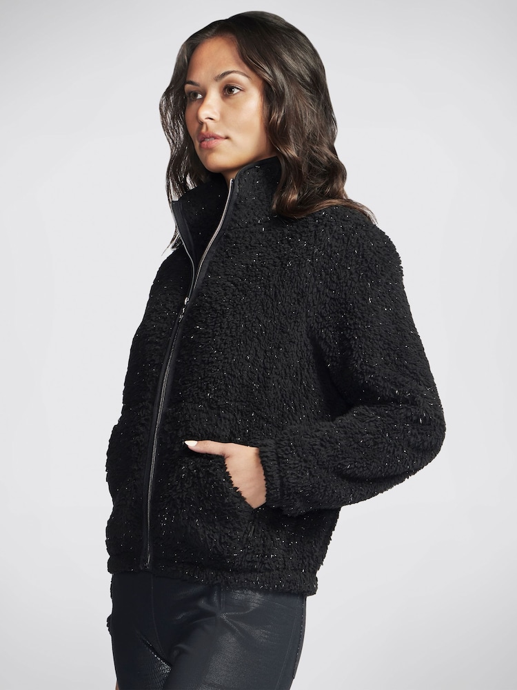 Skechers Black Gosnuggle Sherpa Jacket - Image 4 of 4